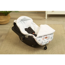 Śpiworek niemowlęcy do fotelika i wózka Sensillo Sarenki Biały